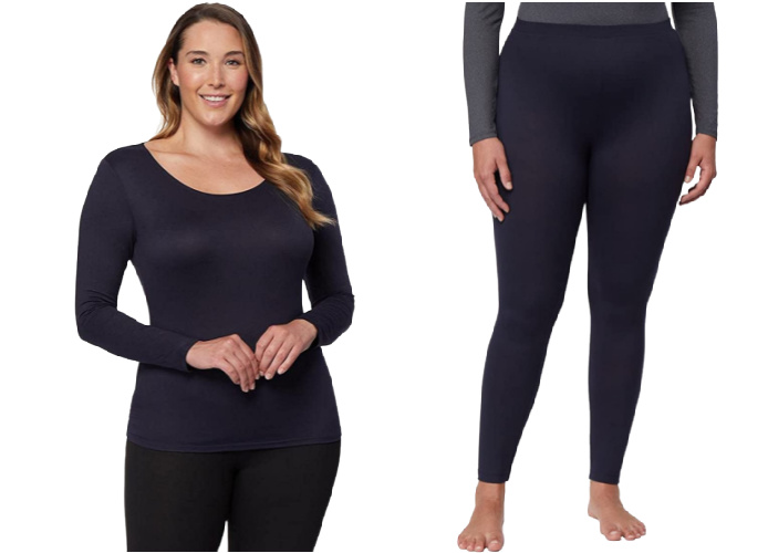 Women's plus size silk long sale underwear